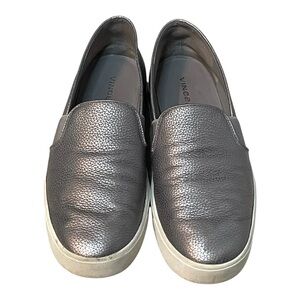 Vince Women's Silver Loafers size 9